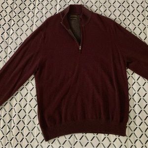 Like new! Worn once. Italian Wool and Cotton Sweater for Men size XL